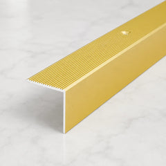 30x30mm Anodised Aluminium Stair Nosing – 900mm In Gold Color