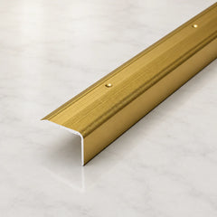 48x34mm Aluminium Stair Nosing – 118cm In Gold Color