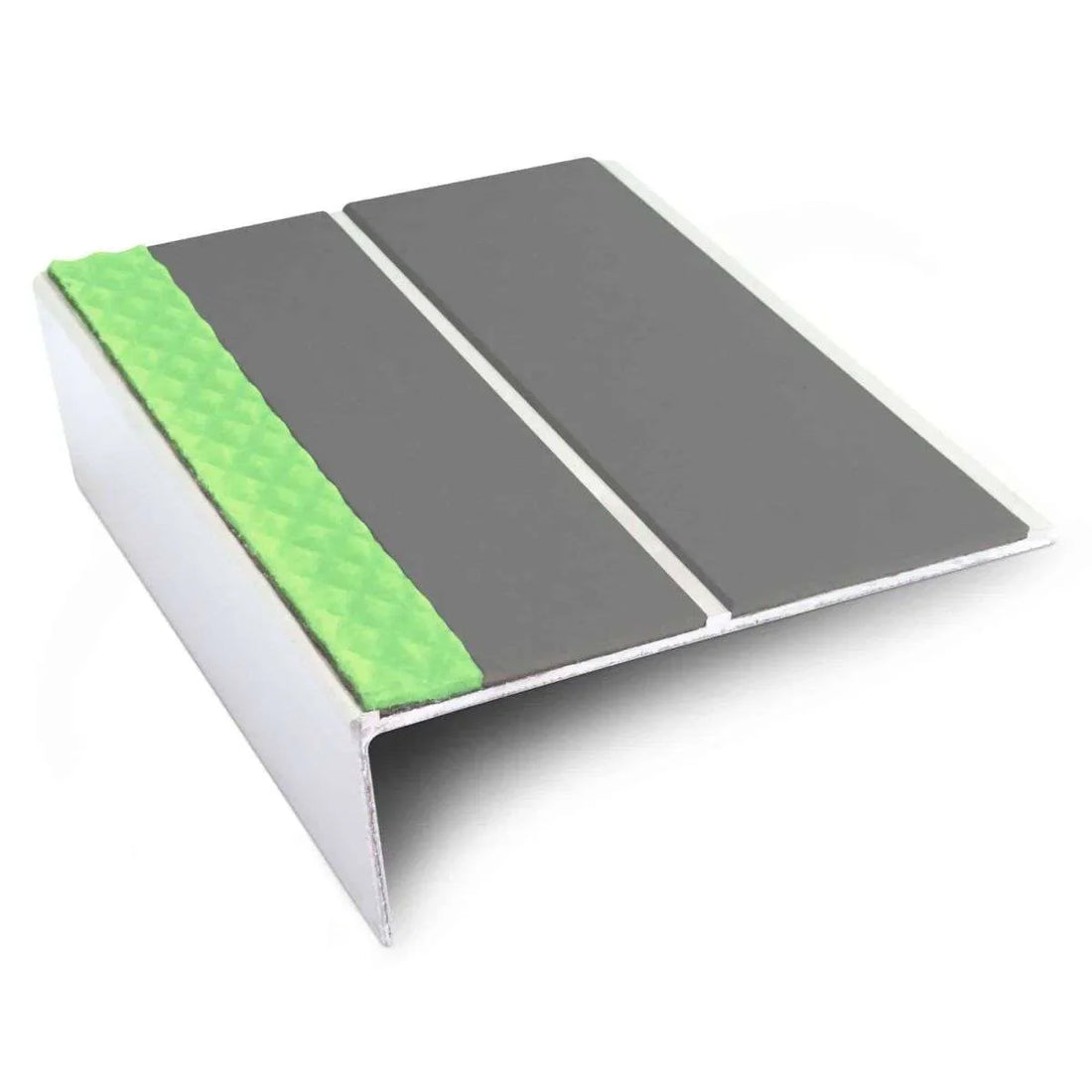 Grey Aluminium Non Slip Stair Nosing - ASL10 - StairNosing