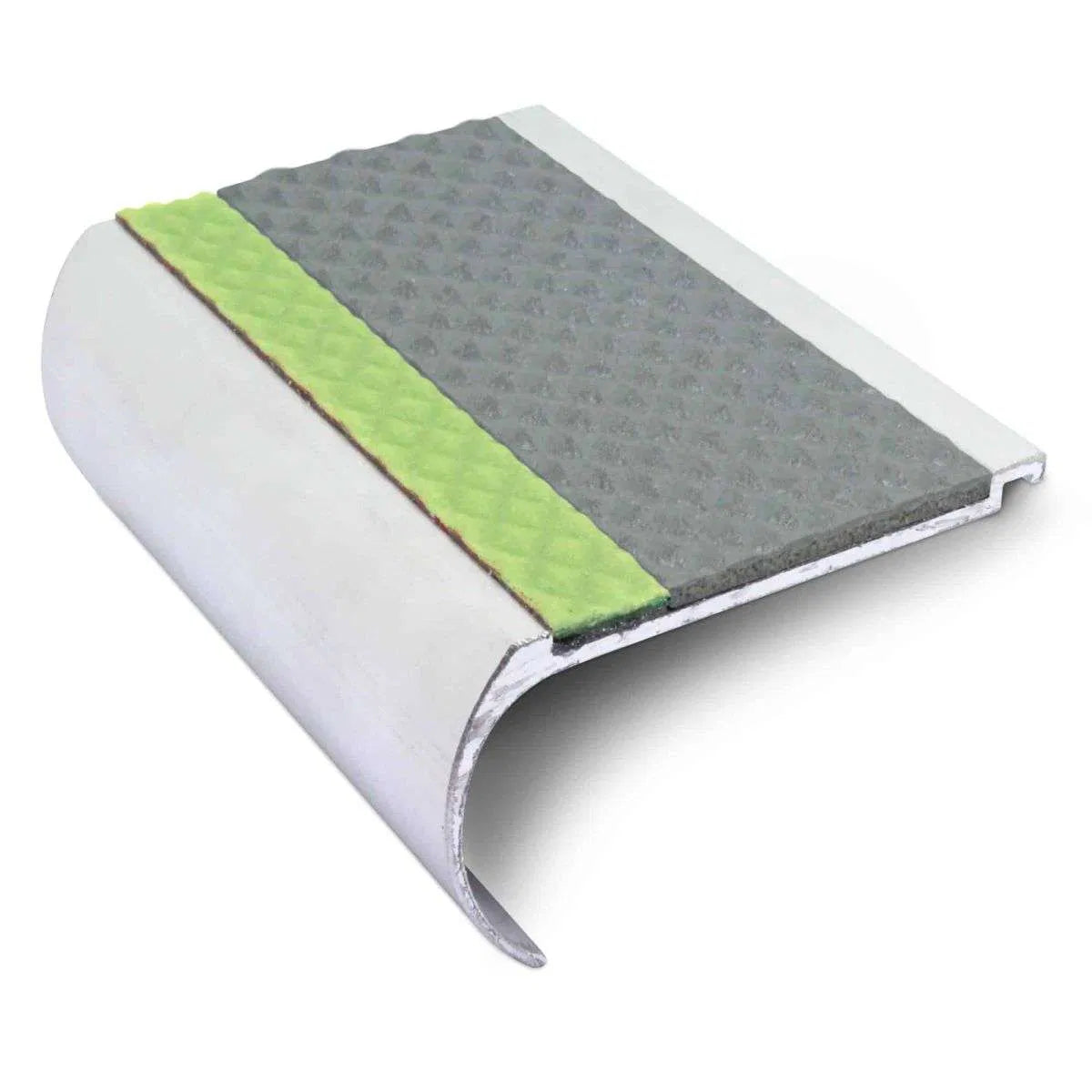 Grey Non-Slip Tredsafe Stair Nosing - AHD07