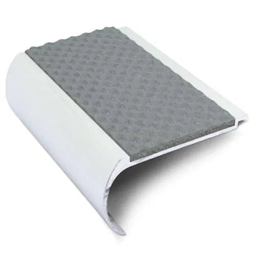 Grey Tredsafe Aluminium Non Slip Stair Nosing - NHD07 (70 x 40mm) - StairNosingUK