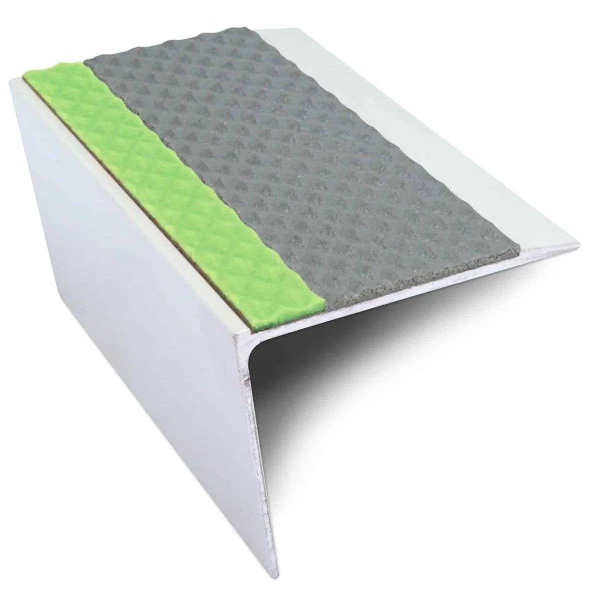 Grey Tredsafe DDA Aluminium Non Slip Stair Nosing - ASL26