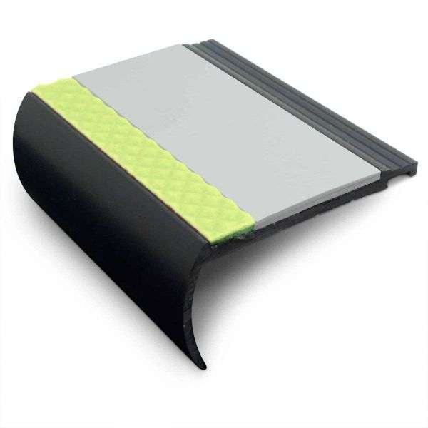 Ice Grey AHB Aluminator® Heavy Duty Non-Slip Stair Nosing - StairNosingUK