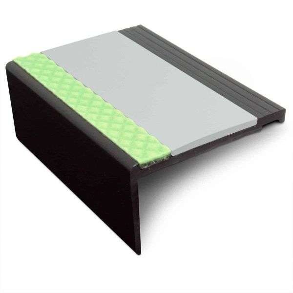 Ice Grey AHP Aluminator® Heavy Duty Non-Slip Stair Nosing - StairNosingUK