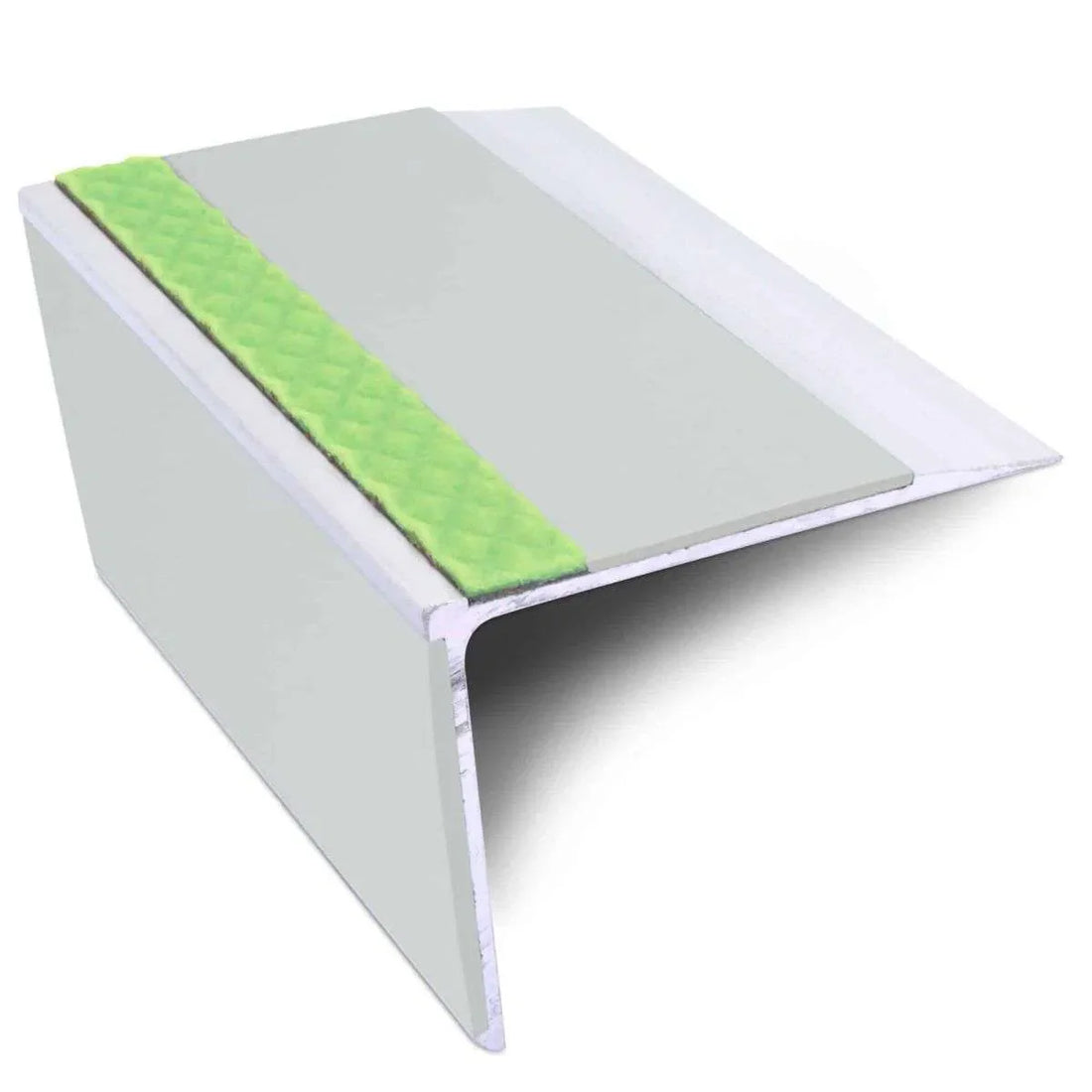 Ice Grey Aluminium Non Slip Stair Nosing - ASL28