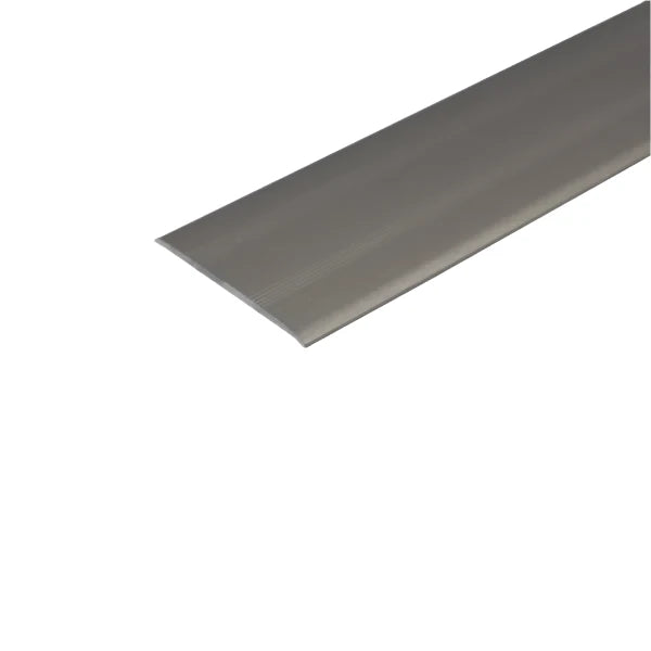 Inox Anodised Aluminium Flat Door Threshold Profile - A08 35mm - StairNosingUK