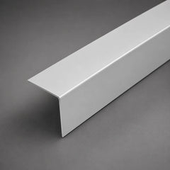 Light Grey PVC Corner Angle Trim | Plastic Edge Protector Equal & Unequal