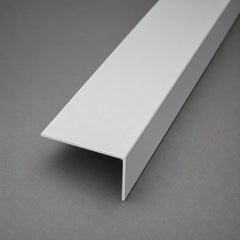 Light Grey PVC Corner Angle Trim | Plastic Edge Protector Equal & Unequal