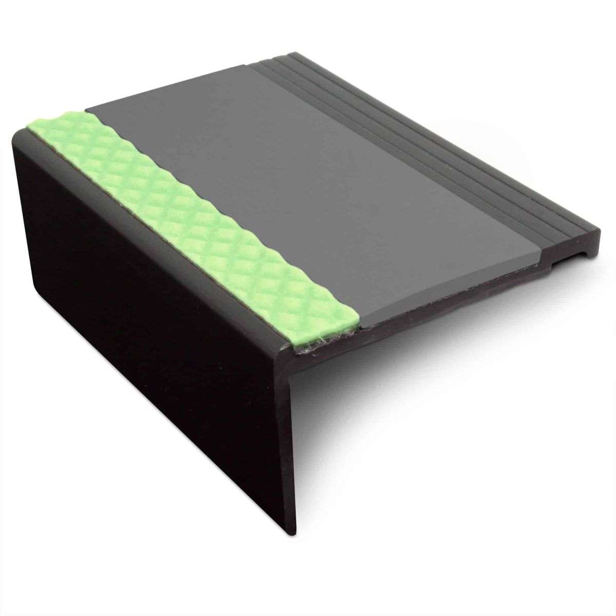 Midnight Grey AHP Aluminator® Heavy Duty Non-Slip Stair Nosing - StairNosingUK
