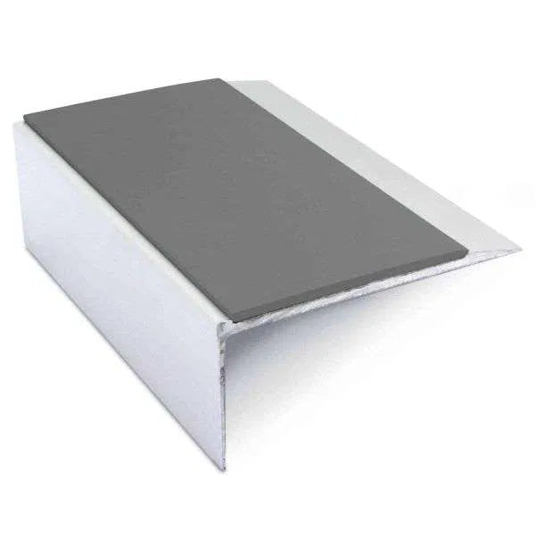 Midnight Grey Aluminium Non Slip Stair Nosing - NSL15 (66 x 32mm) - StairNosingUK