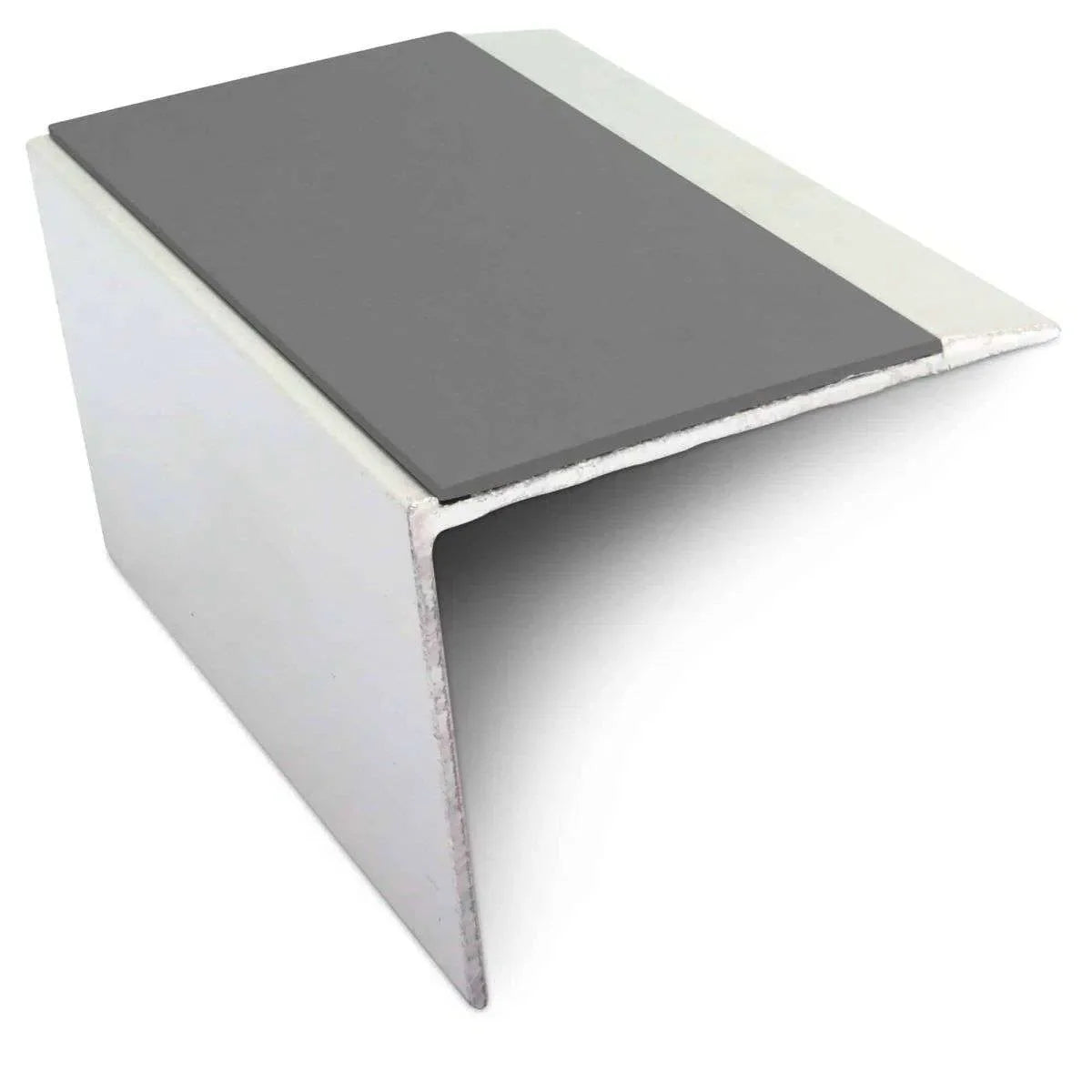 Midnight Grey Aluminium Non Slip Stair Nosing - NSL21 (67 x 55mm) - StairNosingUK