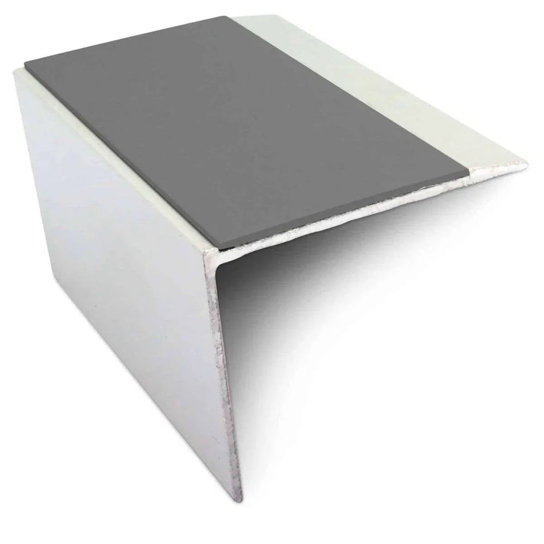 Midnight Grey Aluminium Non Slip Stair Nosing - NSL21 (67 x 55mm) - StairNosingUK