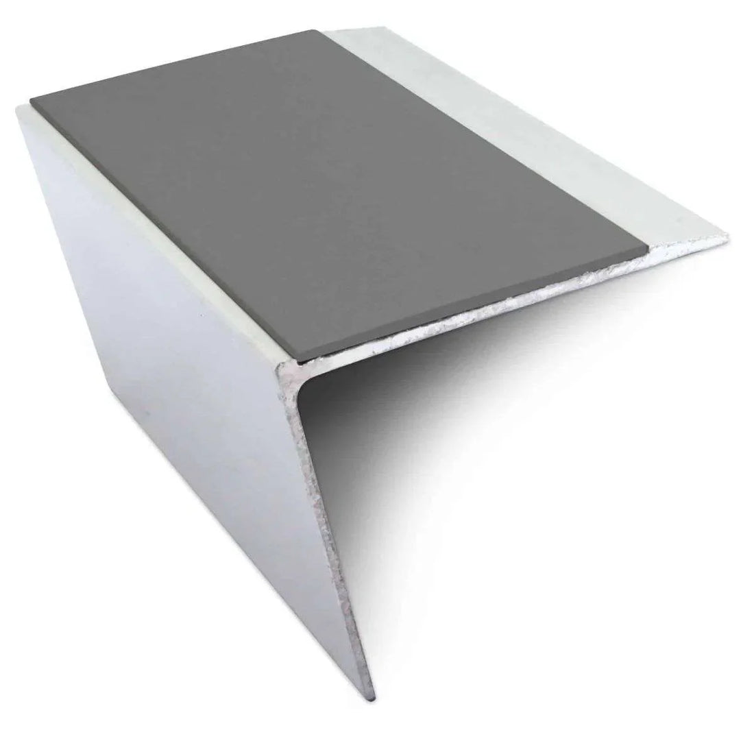 Midnight Grey Aluminium Non Slip Stair Nosing - NSL26 (67 x 55mm) - StairNosingUK