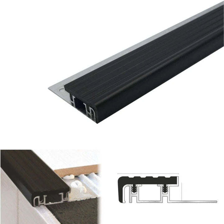 NIB Aluminium Stair Nosing Edge Trim - StairNosingUK