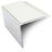 White NSL21 Tredsafe 67 x 55mm  Non Slip Stair Nosing Edge Trim With Pvc Insert