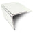 NSL28 Tredsafe White Non Slip Stair Nosing Edge Trim With Pvc Insert