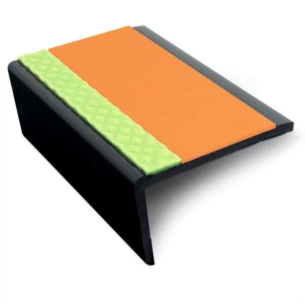 Orange ASP Aluminator® Slimline Non-Slip Stair Nosing - StairNosingUK