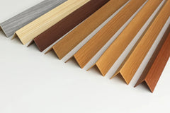 Wood Effect PVC Corner Trim – 90° Edge Protector Moulding