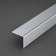 PVC Corner Angle Trim Profiles 90 Plastic Equal Unequal_Silver Image