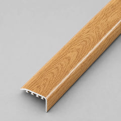 D-K0200 30x30mm PVC Wood Effect Stair Nosing Durable Edge Trim UK In Oak 4P