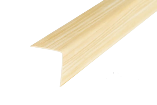 PVC Plastic Edge Protector Moulding Wood Effect Corner Angle Trim 90°