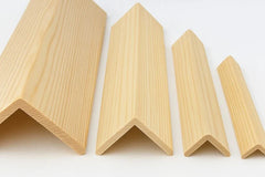Internal & External Pine Wood Edge Trim – 90° Corner Moulding