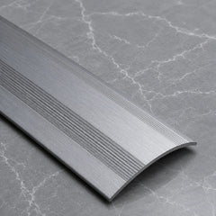 Self-Adhesive Aluminium Ramp Threshold Strip 41mm in Inox Color