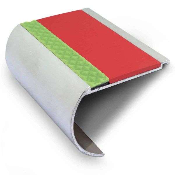 Red AHD07 Non Slip Stair Nosing - StairNosingUK