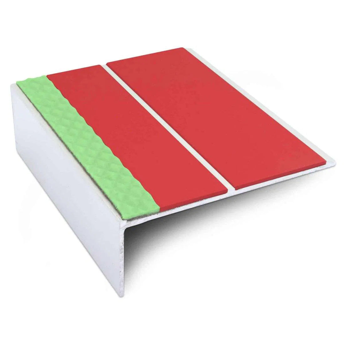 Red Aluminium Non Slip Stair Nosing - ASL09 - StairNosingUK
