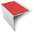 Red NSL21 67 x 55mm DDA Compliant Aluminium Non Slip Stair Nosing