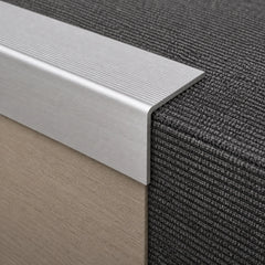 50 x 30mm Retro Fit Aluminium Stair Nosing Edge Trim Real Use Image