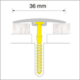 36mm Pvc Wood Effect Door Threshold 