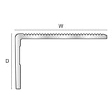 Flexible Stair Nosing 730-RGPD ( 1200mm x 70mm x 40mm )