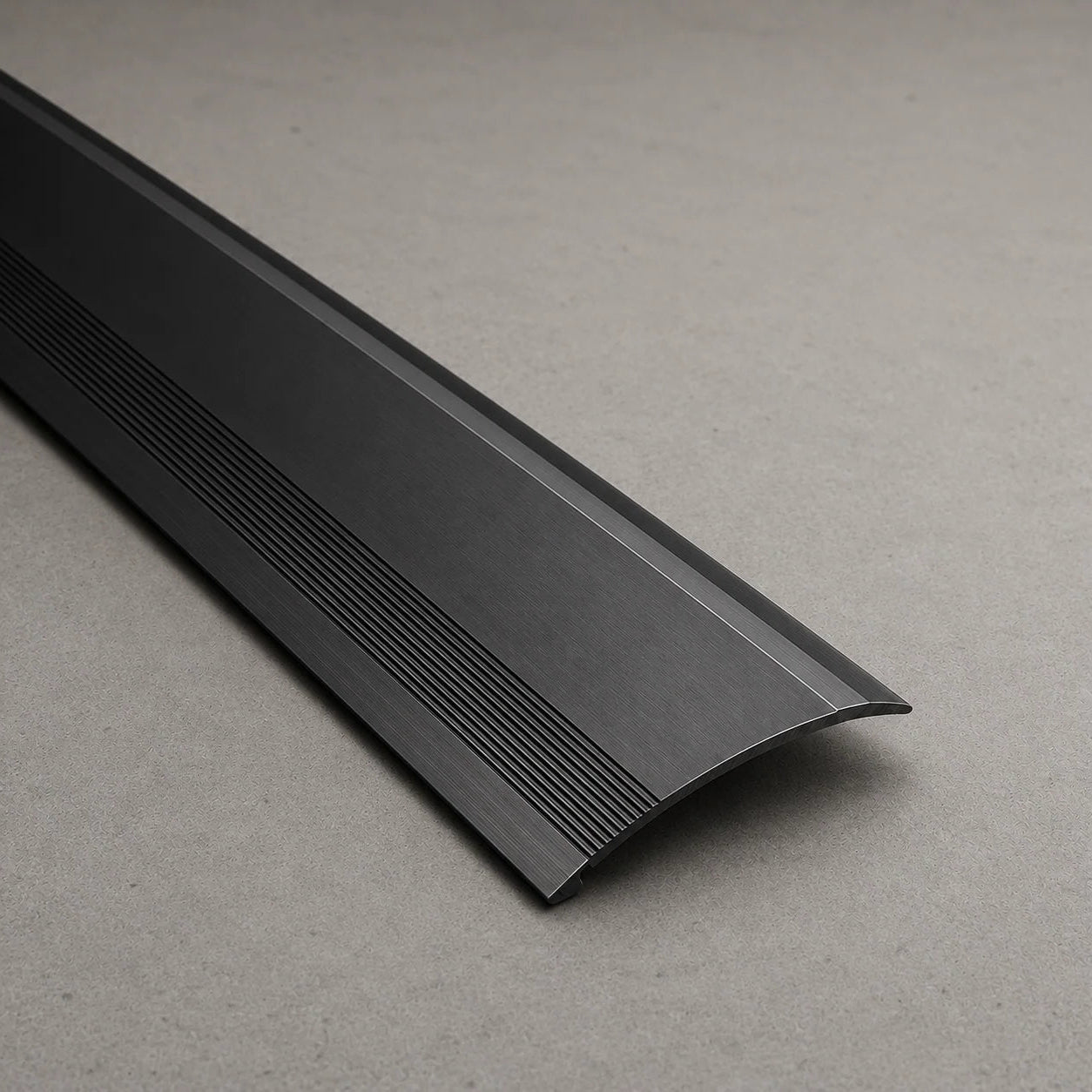 61mm Self-Adhesive Aluminium Threshold Ramp Profile in Black Color