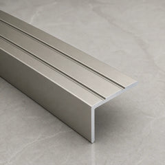 Self‑Adhesive Stair Nosing Inox