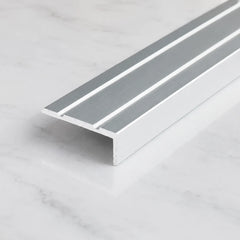 25x10mm Anodised Aluminium Stair Nosing – 1m In Silver Color