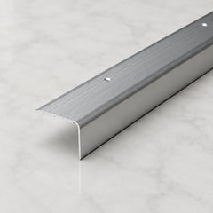 48x34mm Aluminium Stair Nosing – 118cm In Silver Color