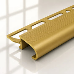 Aluminium Stair Nosing Edge Trim Step in gold color