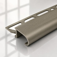 Aluminium Stair Nosing Edge Trim Step in inox color