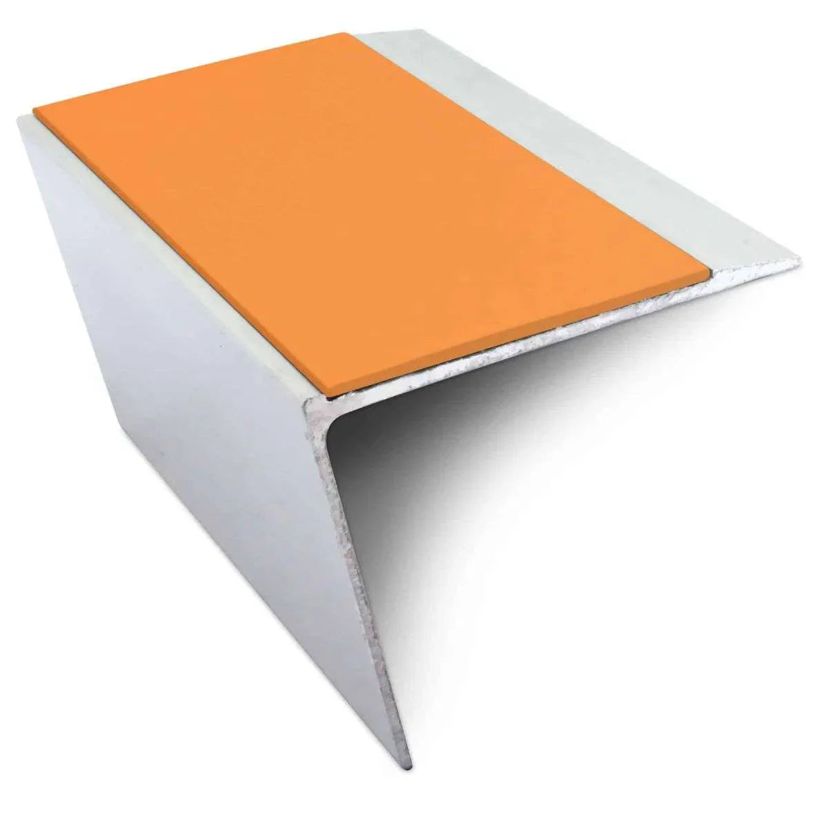 Tangerine Aluminium Non Slip Stair Nosing - NSL26 (67 x 55mm) - StairNosingUK