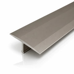 Aluminium T Bar Threshold Trim Transition Strip For Tiles in inox color