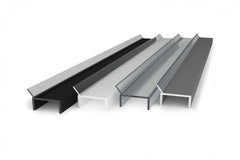 MDF Kickboard Panel Trim – White PVC Sealing Strip