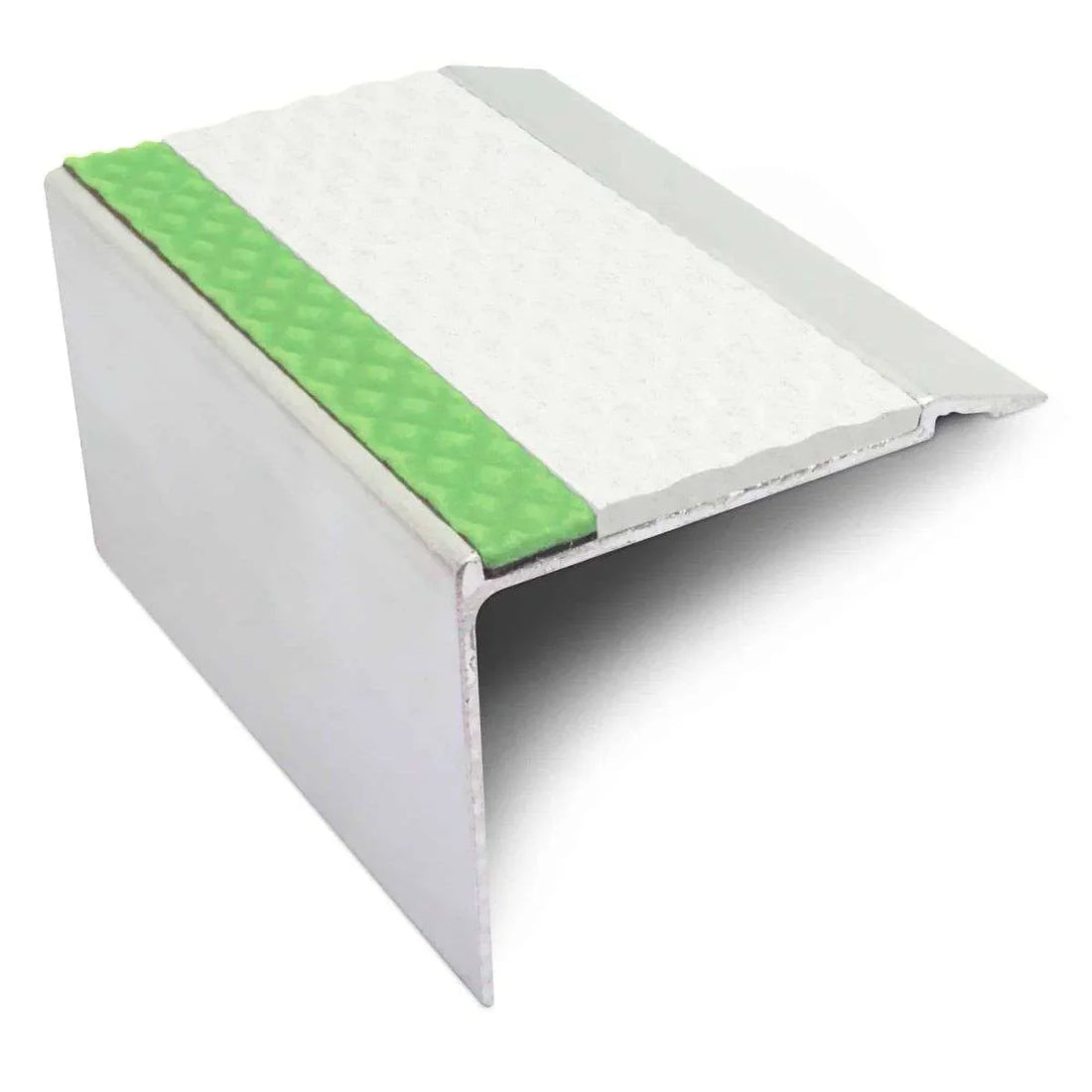 White Tredsafe Non-Slip DDA Compliant Stair Nosing - AHD22