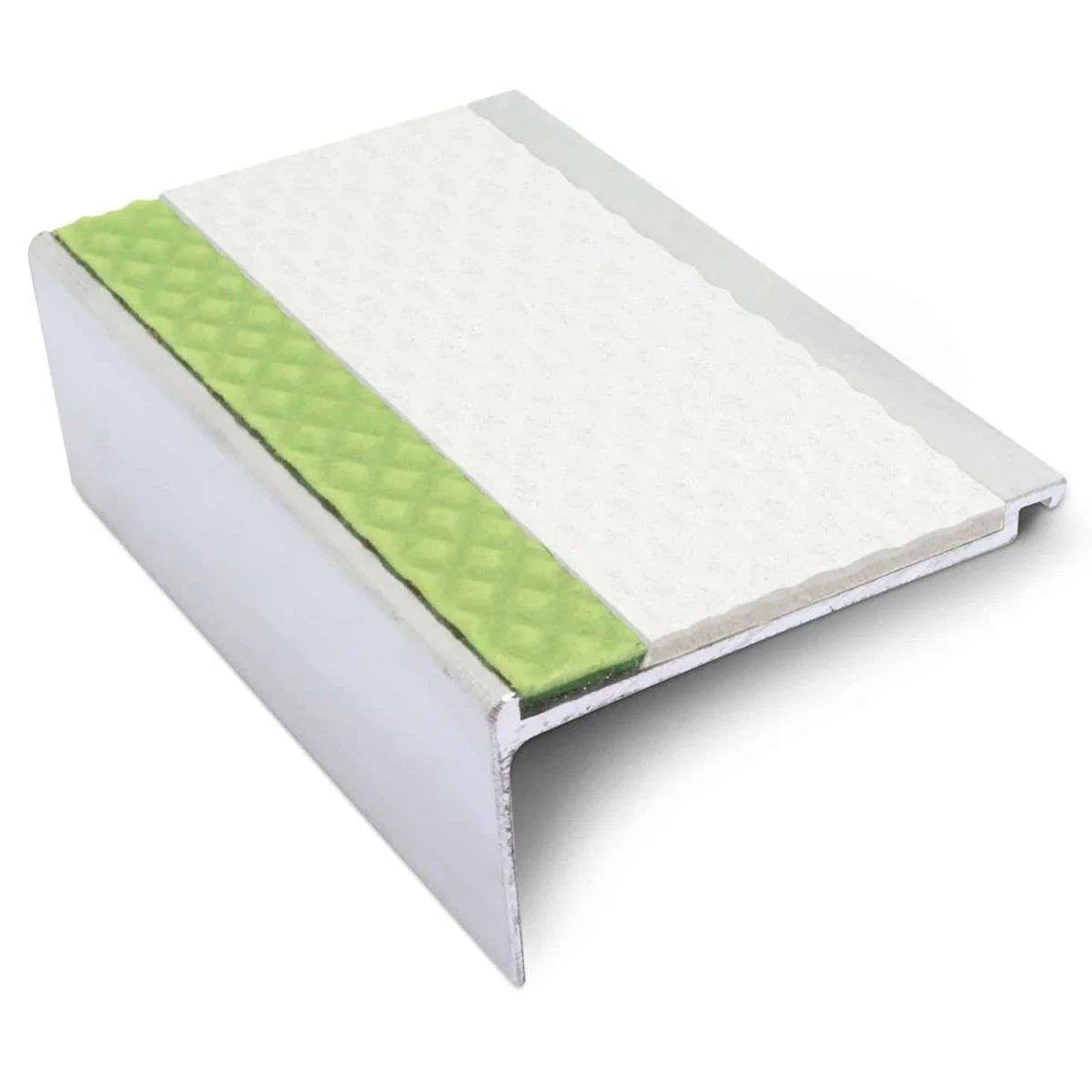 White Tredsafe Non-Slip Stair Nosing – AHD05
