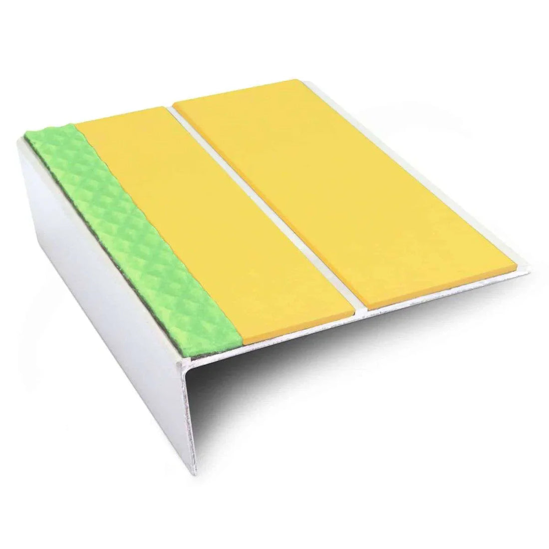 Yellow Aluminium Non Slip Stair Nosing - ASL10 - StairNosingUK