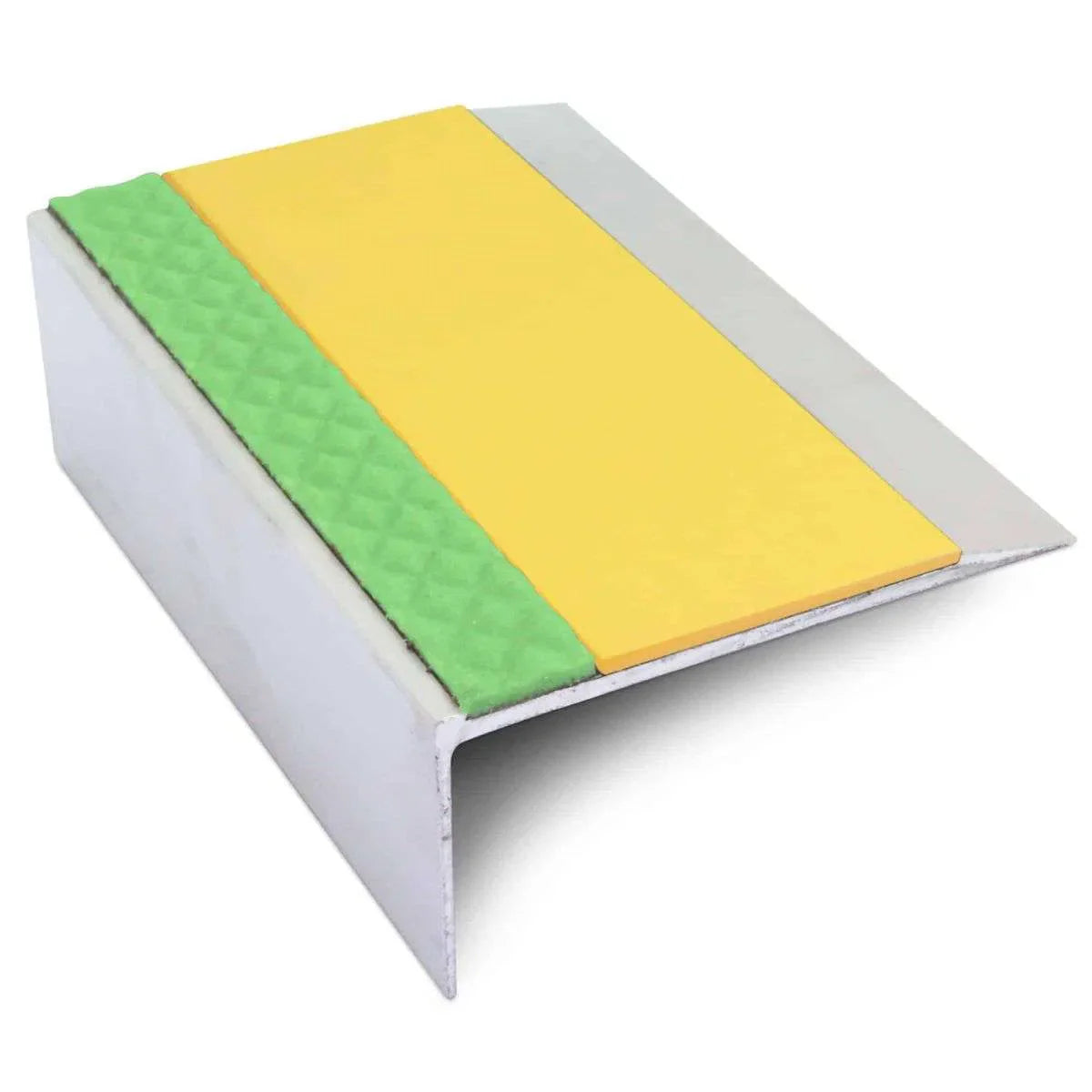 Yellow Aluminium Non Slip Stair Nosing - ASL15 - StairNosingUK