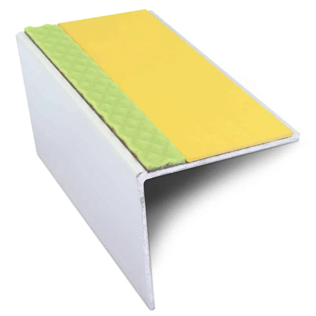 Yellow Aluminium Non Slip Stair Nosing - ASL19 - StairNosingUK