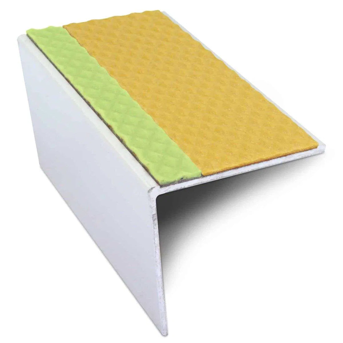 Yellow DDA Compliant Aluminium Non-Slip Stair Nosing - ASL20 