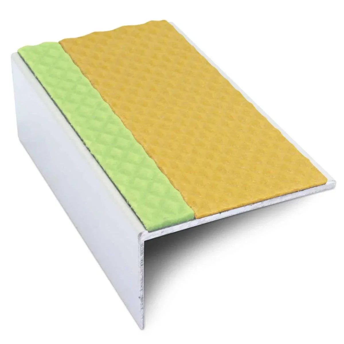 Yellow Tredsafe Aluminium Non-Slip Stair Nosing - ASL01