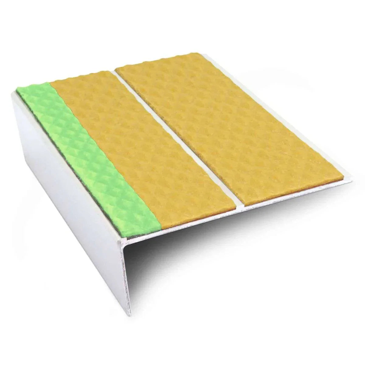 Yellow Tredsafe Aluminium Non-Slip Stair Nosing - ASL10